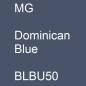 Preview: MG, Dominican Blue, BLBU50.